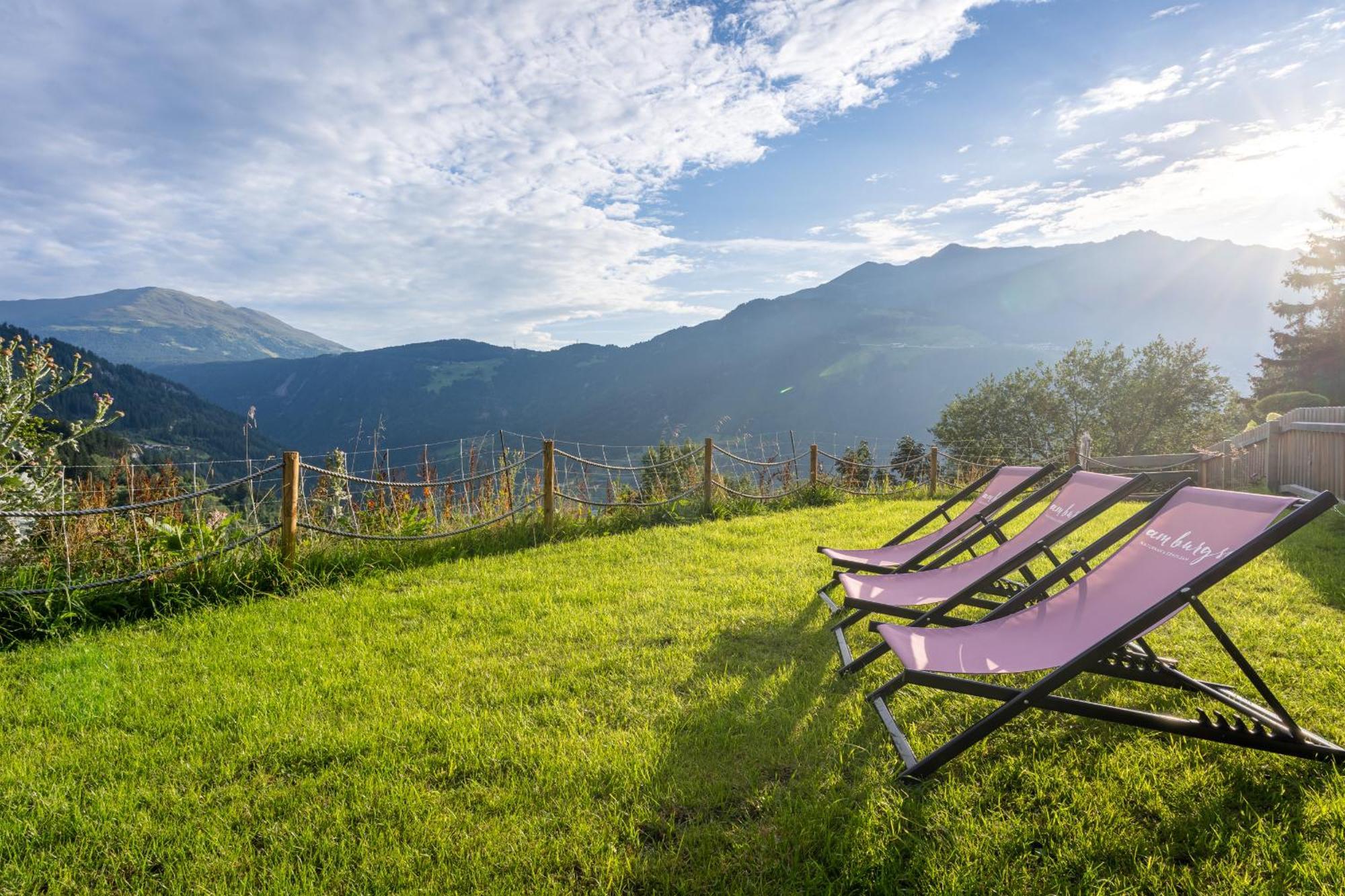 Alpin Chalet Am Burgsee Ladis Exterior foto